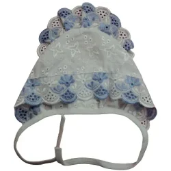 Шапочка Моя Планета Чепчик детский кружевной №6 К-041 р.46 белый