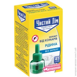 Картридж для фумігатора Чистый Дом рідина від комарів 30 мл