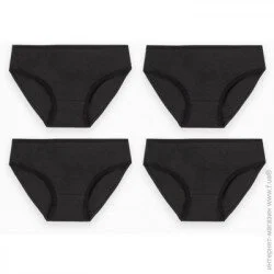 Габби Трусы для девочекдетские Стандарт 1 шт р.110 черный 12855