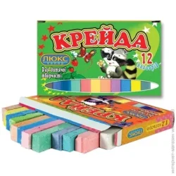 Аркуш Мел квадратный Люкс 12 цветов