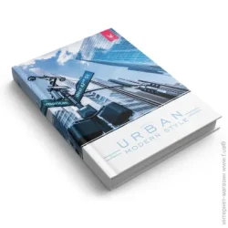 Аркуш Щоденник недатований білий блок клітка Місто Urban Ю1046 Art A6