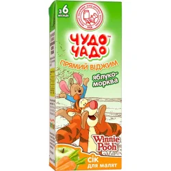 Сок Чудо-Чадо Яблуко-морква 200 мл (4820003689028)