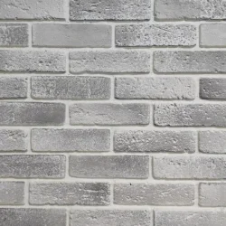 Саватекс Декор Плитка гипсовая прямая Кирпич травертин серый 0,8 кв.м