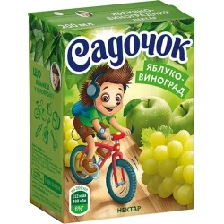 Садочок Яблуко-виноград 200 мл (4820001449525)