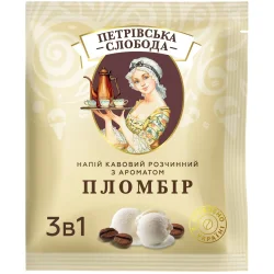Кофе Петровская Слобода Кофейный напиток 3 в 1 Пломбир 18 г