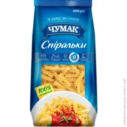 Чумак Макароны Спиральки 4820156766416 400 г