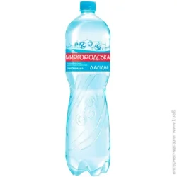 Вода мінеральна Миргородська Лагідна столова слабогазована 1.5 л (4820000430975)