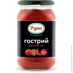 Руна Соус Острый фирменный 485 г