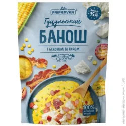 Приправка Суміш Гуцульський банош з беконом та сиром 160г 160 г