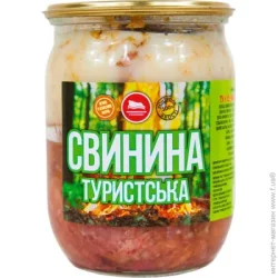 М'ясна консерва Тернопольский Мясокомбинат Консерва Свинина туристична 500 г