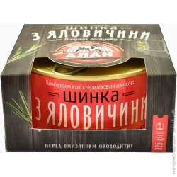 М'ясна консерва Алан Консерва Шинка з яловичиною 325 г