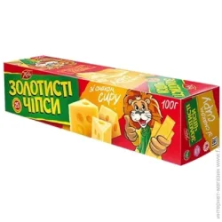 Жайвір Чипсы картофельные Золотистые со вкусом сыра 100 г