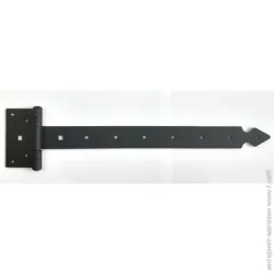 Сяйво Петля стрела накладная 90x400x55x2,5 мм матовый черный универсальная