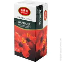 Чай Чай каркаде Золотой Слон черный Каркаде  20 шт. 1,3 г