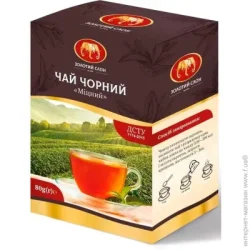 Золотой Слон Чай чорний міцний 4820186121216 80 г