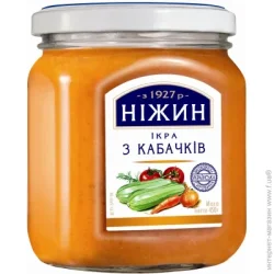 Овочева консервація Нежин Ікра кабачкова 450 мл