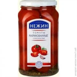 Овочева консервація Нежин Томатимарінованние 920 мл