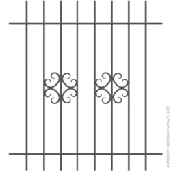 Укрітарм Грати на вікно 1350х1500 мм (304/5)