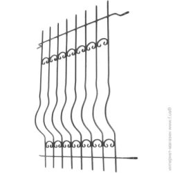 Укрітарм Ґрати на вікно 1600х1000 мм