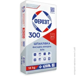 Ферозит Шпаклівка фасадна 300 18 кг