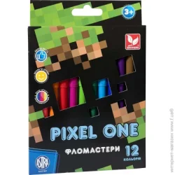 Школярик Фломастери Pixel One 12 кольорів
