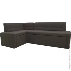 Кухонный уголок Кедр Мебель Уголок кухонный КАРАТ раскладной 7 ткань коричневый