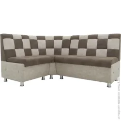 Кухонный уголок Кедр Мебель Уголок кухонный Лайт шахматка коричневый бежевый