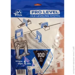 Система вирівнювання плитки Т-Нова Основа СВП Pro Level 1 мм 100 шт./уп