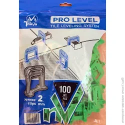 Система вирівнювання плитки Т-Нова Основа СВП Pro Level 2 мм 100 шт./уп