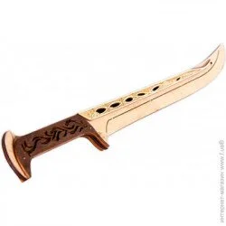 Сувенир Декор Деревянный сувенирный меч «ЭЛЬФИЙСКИЙ»  000072