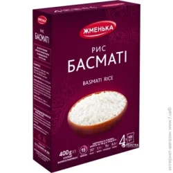 Крупа Жменька Рис ТМ Басматі в пакетиках для варки 400 г