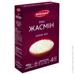 Крупа Жменька Рис ТМ Жасмін в пакетиках для варки 400 г