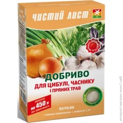 Чистий Лист Удобрение кристаллическое для лука, чеснока и пряных трав 300 г