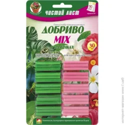Чистий Лист Удобрение в палочках МІХ 30 шт