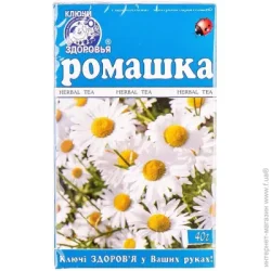 Чай Ключи Здоровья Фіточай Квітка ромашки 40 г