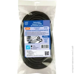 Київгума Уплотнитель фигурный резиновый Киевгума К004 (EPDM) 12 м черный