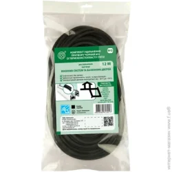 Київгума Уплотнитель для оконных систем и дверей фигурный Киевгума №2 12 м черный