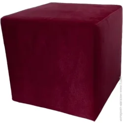 Прогресс Пуф CUBE 400х400х400 мм червоний / червоний