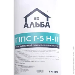 Гипс строительный АЛЬБА 5 кг