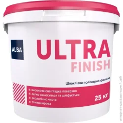 АЛЬБА Шпаклевка финишная полимерная ULTRA FINISH 25 кг