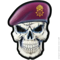 Арт Ідея Шеврон -патч "Череп. Национальная гвардия", ПВХ, липучка, 6,5х8,5см