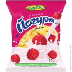Кукурузные палочки Золоте Зерно Палочки кукурузные Йогурт-малина 60 г