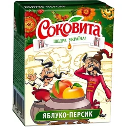 Соковита Яблоко-персик 200 мл (4820016253087)