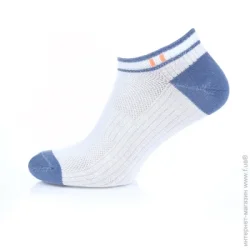 Лівий&Правий Шкарпетки чоловічі Л&П 222 (короткі) 03 р.42-43 білий джинс 1 шт.