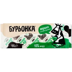 Бурьонка Сливки 10% ультрапастеризованные 100 г