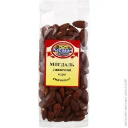Горіхи Караван Ласощів Мигдаль Смажене ядро 180 г
