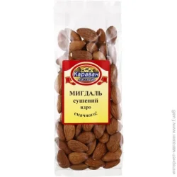 Горіхи Караван Ласощів Мигдаль Сушене ядро 180 г