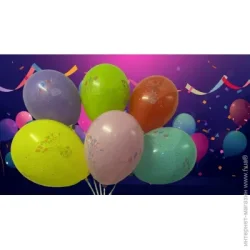 Шартіко Шарики воздушные «С днем рождения» 30 см в ассортименте 6 шт.