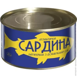 Рибная консерва Пан Океан Сардины атлантическая НДМ №5 220 г