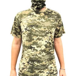 Безпечний Світ Футболка для военных, 2XL р.50 пиксель